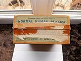 Lot de quatres boites vides pour plasma US.MEDICAL DEPARTMENT WWII
