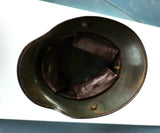 AUTHENTIQUE Casque / helmet Allemand Ww1 / 14-18 Camouflé RARE