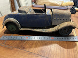 RARE JOUET VOITURE EN TOLE AUTOMOBILE MÉCANIQUE ANDRÉ CITROËN MADE IN FRANCE