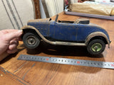 RARE JOUET VOITURE EN TOLE AUTOMOBILE MÉCANIQUE ANDRÉ CITROËN MADE IN FRANCE