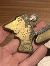 Briquet lighter Kronprinz, Artisanat Tranchée,Trench Art, Poilu, ww1, 14-18,