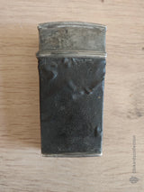 Nécessaire de voyage ancien – Étui cuir & métal – XIXe / début XXe