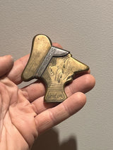 Briquet lighter Kronprinz, Artisanat Tranchée,Trench Art, Poilu, ww1, 14-18,