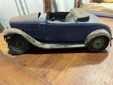 RARE JOUET VOITURE EN TOLE AUTOMOBILE MÉCANIQUE ANDRÉ CITROËN MADE IN FRANCE